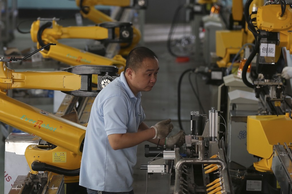 Around 100 million workers are employed in China’s manufacturing industry, with data from the National Bureau of Statistics showing manufacturing accounted for about 30 per cent of the nation’s gross domestic product in the first three quarters of 2018. Photo: AP