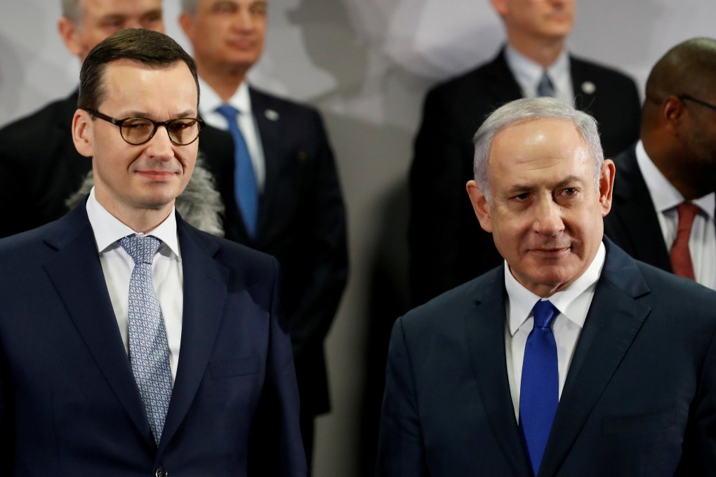 Poland's Prime Minister Mateusz Morawiecki and Israel's Prime Minister Benjamin Netanyahu. Photo: Reuters