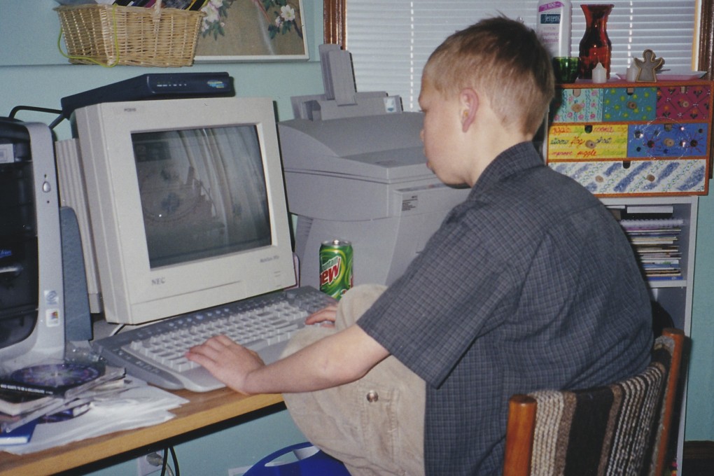 Cam Adair became addicted to online games as a child. Picture: courtesy of Cam Adair