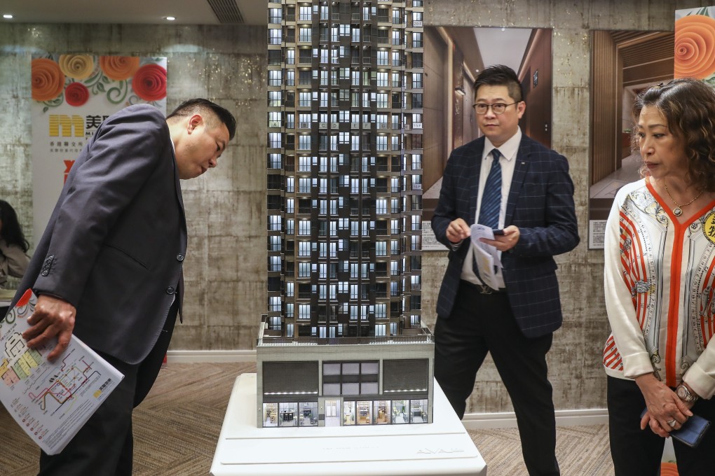 The showroom for the AVA 228, a project by Magic Sight Holdings, was opened to the media on Thursday. Photo: K. Y. Cheng