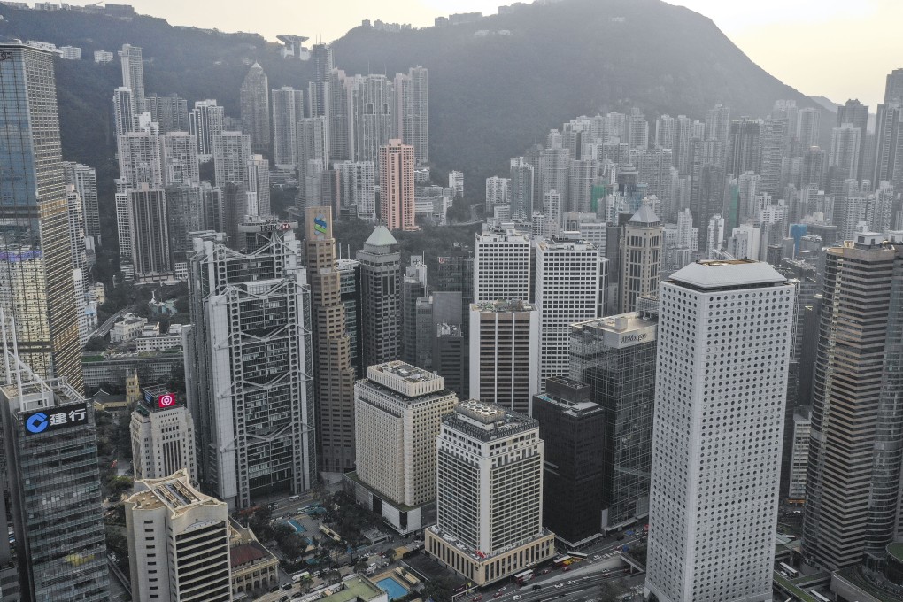 An aerial view of Hong Kong's Central district, which is home to the Hong Kong stock exchange. Photo: Winson Wong