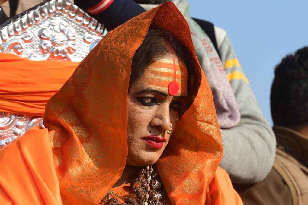 Laxmi Narayan Tripathi, a transgender rights activist and chief of the Kinnar Akhara monastic Hindu order. Photo: AAFP