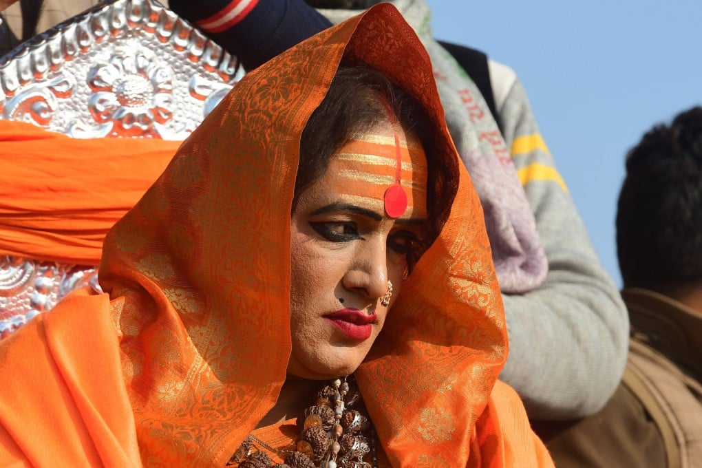 Laxmi Narayan Tripathi, a transgender rights activist and chief of the Kinnar Akhara monastic Hindu order. Photo: AAFP