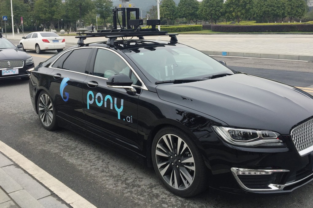 Self-driving vehicles run by Pony.ai, China’s most-valuable autonomous driving start-up, performed better than those of Baidu and Apple in tests done on California roads last year. Photo: SCMP/Sarah Dai