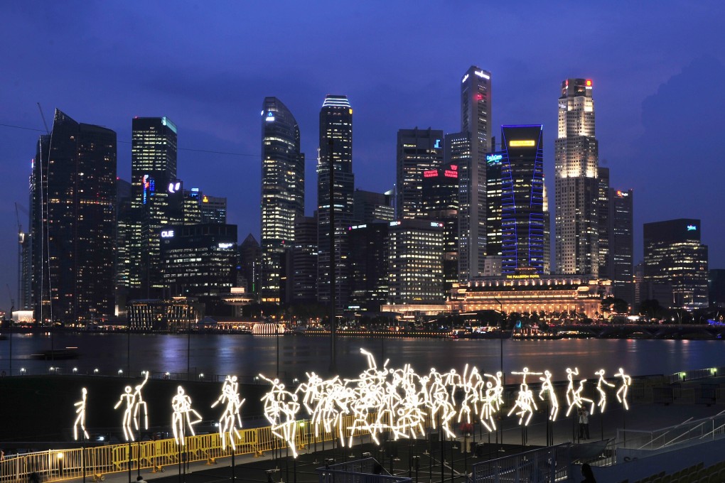 Singapore’s economy grew at its slowest pace in more than two years in the fourth quarter. Photo: Xinhua