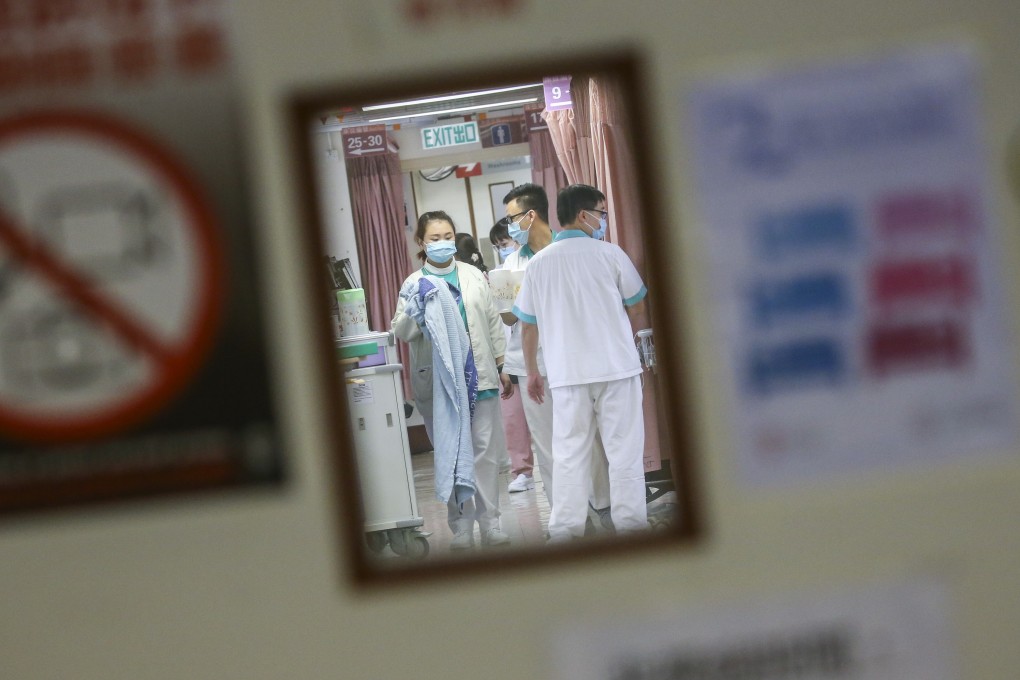 Medical staff at Queen Elizabeth Hospital in Yau Ma Tei, Hong Kong. Photo: Felix Wong