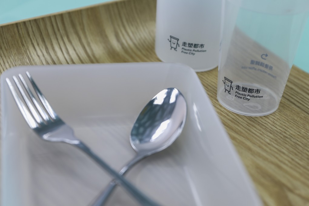 We-Use’s tableware sets, mostly ceramic and glass, were rented out 270,000 times last year. Photo: Sam Tsang