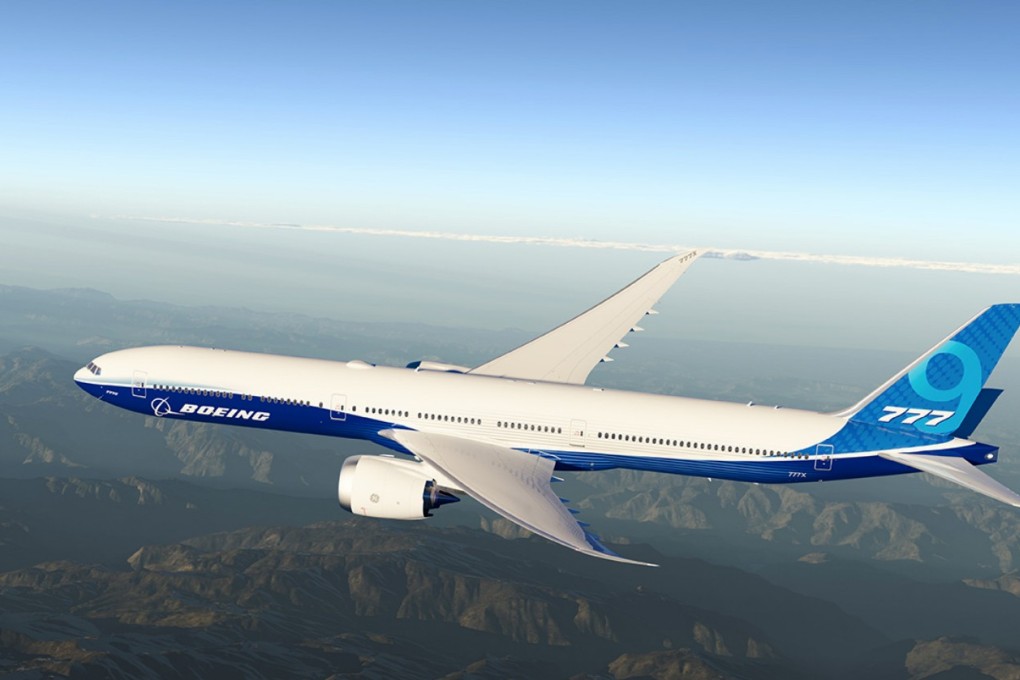 The Boeing 777X. Could future planes have entertainment zones where the cargo hold currently is? Photo: Boeing