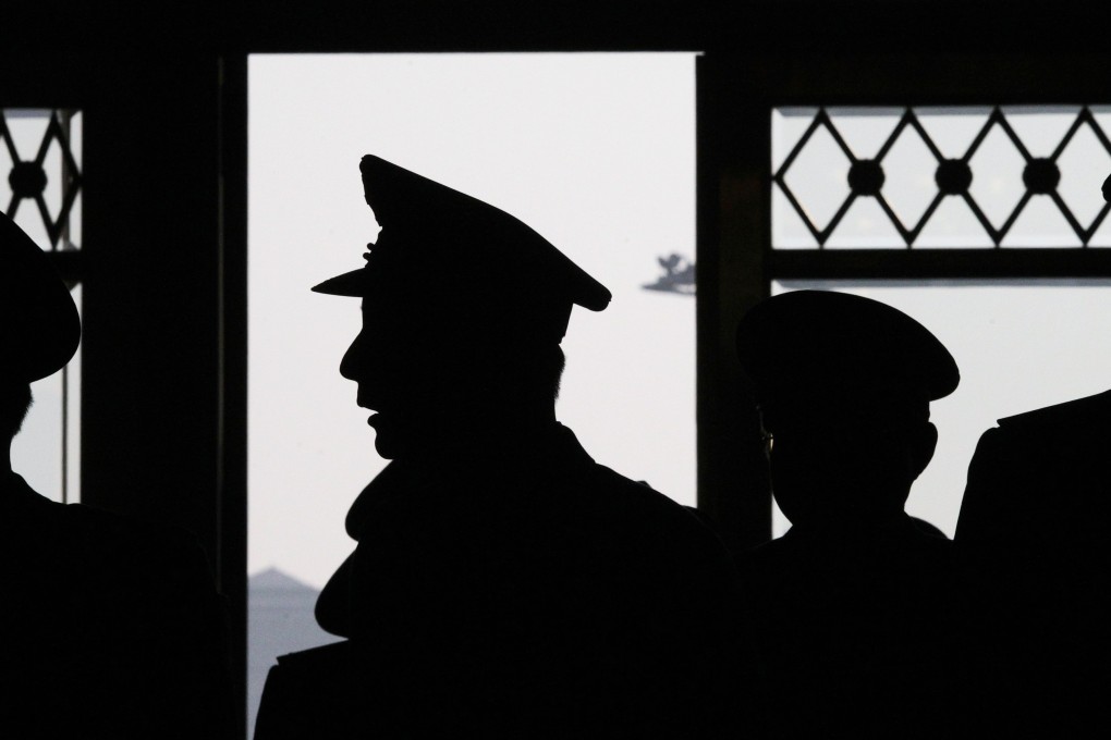 Military delegates arriving at the March 2018 session of the National People’s Congress, where the strengthened laws relating to spreading rumours about the People’s Liberation Army were first proposed. Photo: Simon Song