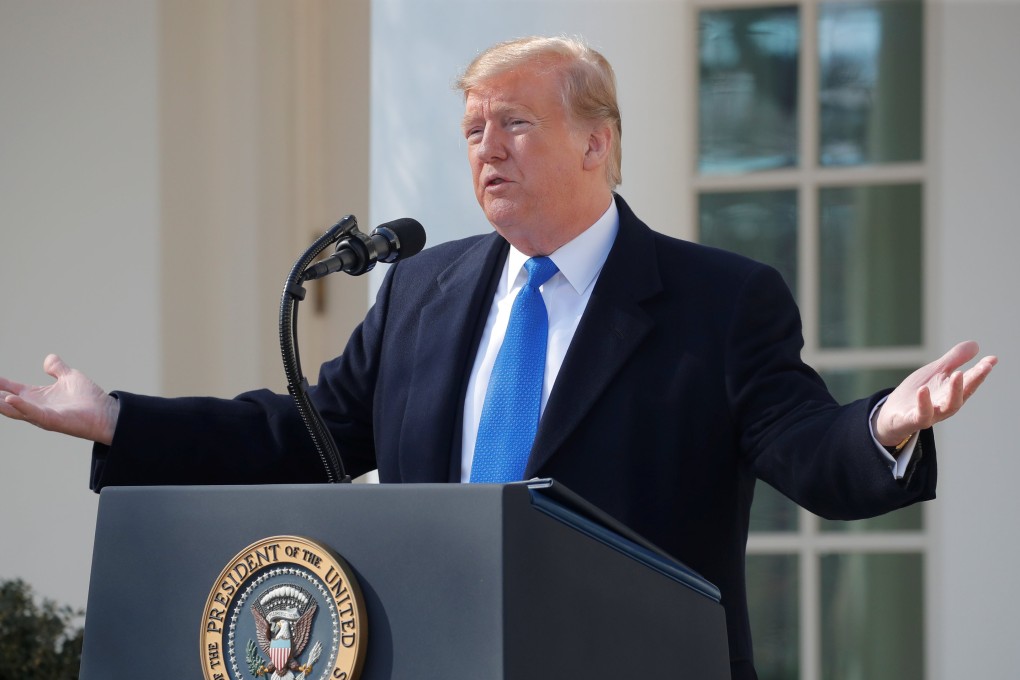 US President Donald Trump says he is working closely with China and its leader Xi Jinping. Photo: Reuters