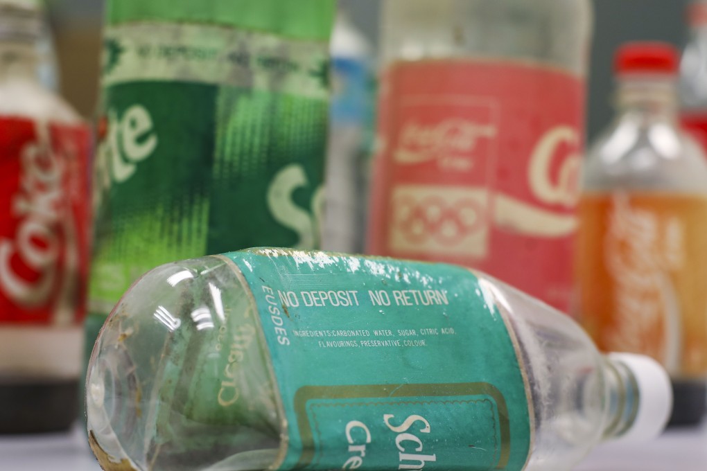 Discarded plastic bottles in Hong Kong can now no longer be shipped to the mainland for processing. Photo: Tory Ho