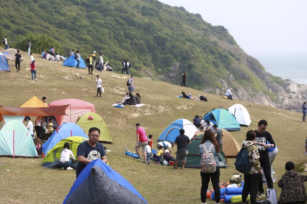 Hong Kong’s campers may soon have to reserve a spot if they want to pitch their tents in the city’s country parks. Photo: James Wendlinger