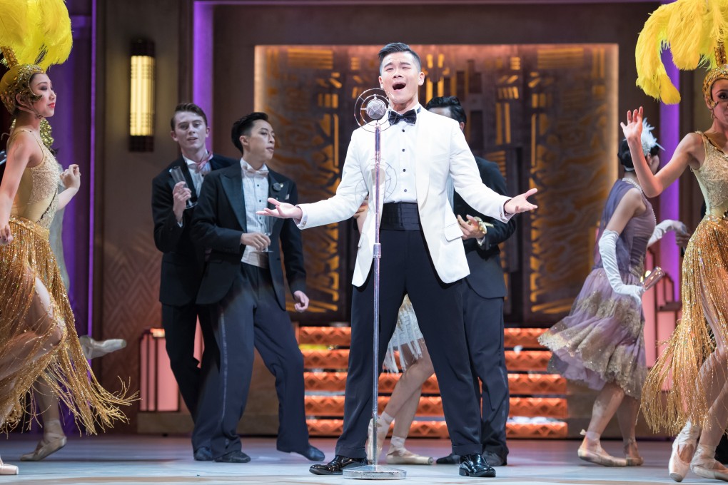 Singer Freddy Au Yeung performs in Hong Kong Ballet’s The Great Gatsby. Photo: Conrad Dy-Liacco/Courtesy of Hong Kong Ballet