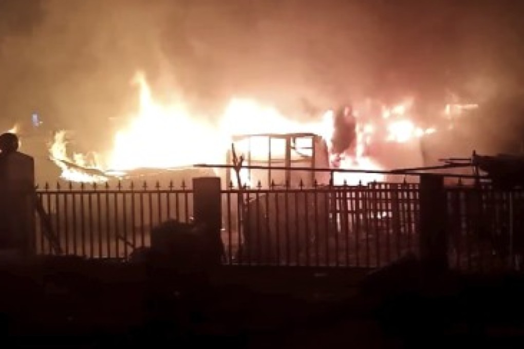 Police in Yulin city, Shaanxi, say a 69-year-old man has admitted to starting a fire at his home that killed his 35-year-old wife, who could not walk or talk as a result of polio. Photo: Handout