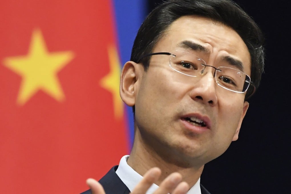 Chinese Foreign Ministry spokesman Geng Shuang says US security concerns about Chinese mobile network gear are a pretext for blocking Chinese development. Photo: Kyodo