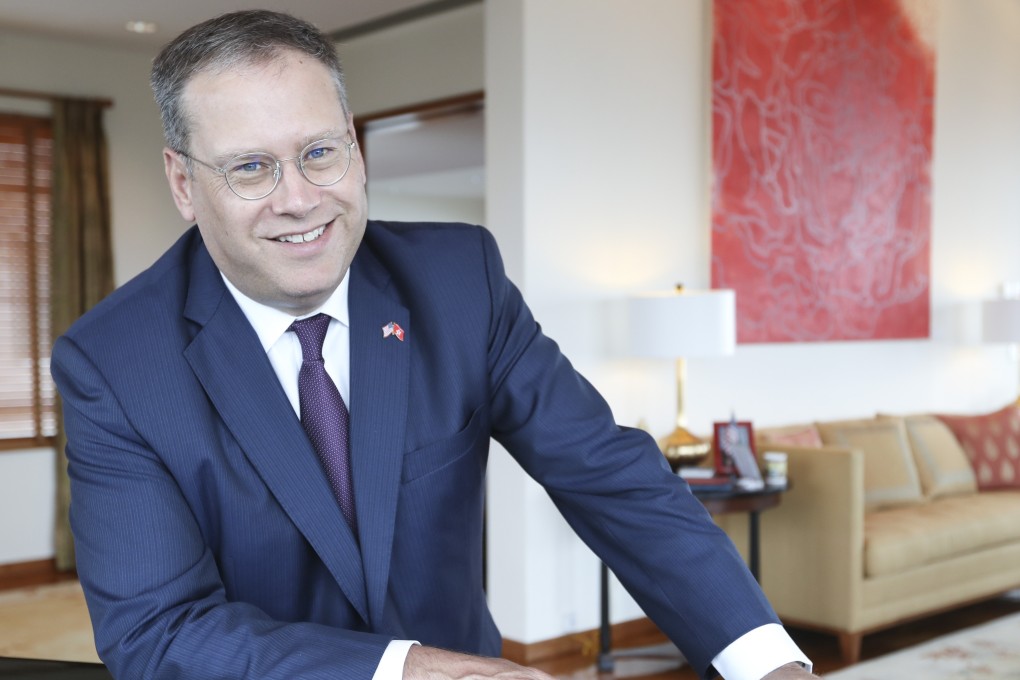 United States Consul General to Hong Kong, Kurt Tong, at a recent marking the 175th anniversary of the diplomatic mission, pointed out that there are substantial American economic interests in the city and for good reason. Photo: Nora Tam