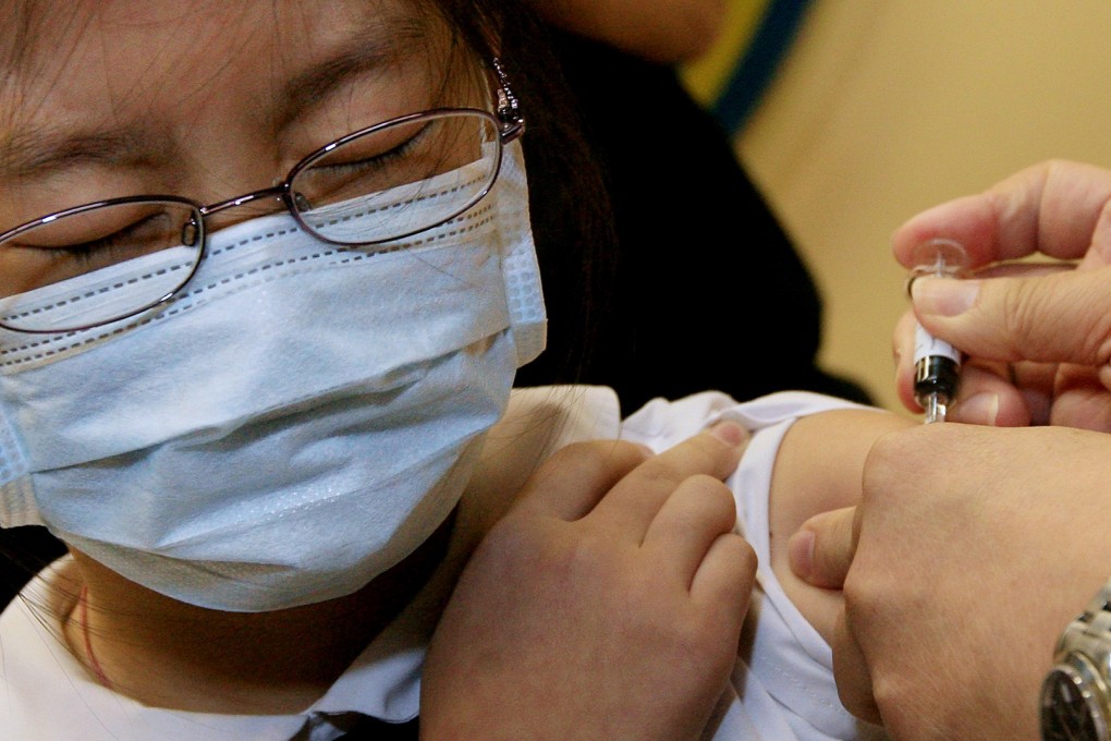 The number of primary schools that arranged for vaccinations on their premises jumped to 402 in 2018-19, from 65 the previous year, the health chief said. Photo: Felix Wong