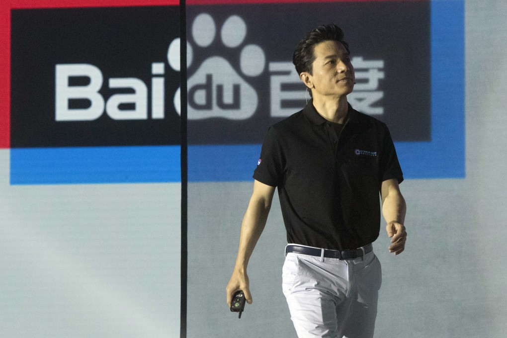 Baidu chief executive Robin Li Yanhong arrives for the Baidu Create 2018 event held in Beijing. Photo: Associated Press