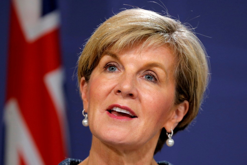 Former foreign minister Julie Bishop. Photo: Reuters