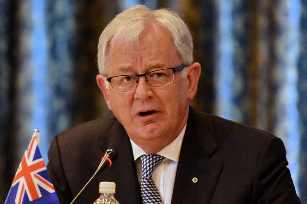 Former Australian trade minister Andrew Robb has walked away from his consultancy role with Chinese company Landbridge, ahead of a new requirement in Australia tightening the rules on lobbyists for foreign interests. Photo: AFP