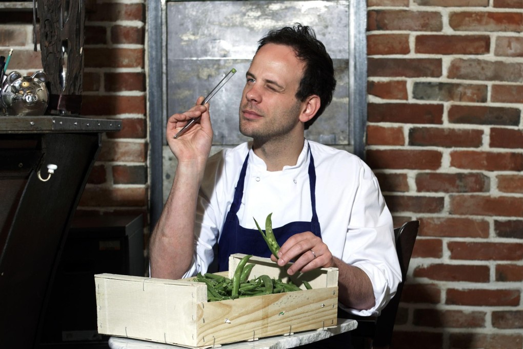 Chef Gregory Marchand oversaw a seven-course tasting menu based on the Future50Foods list of ecologically sound ingredients. He backs restaurants serving more plant-based menus. Photo: Damien Grenon