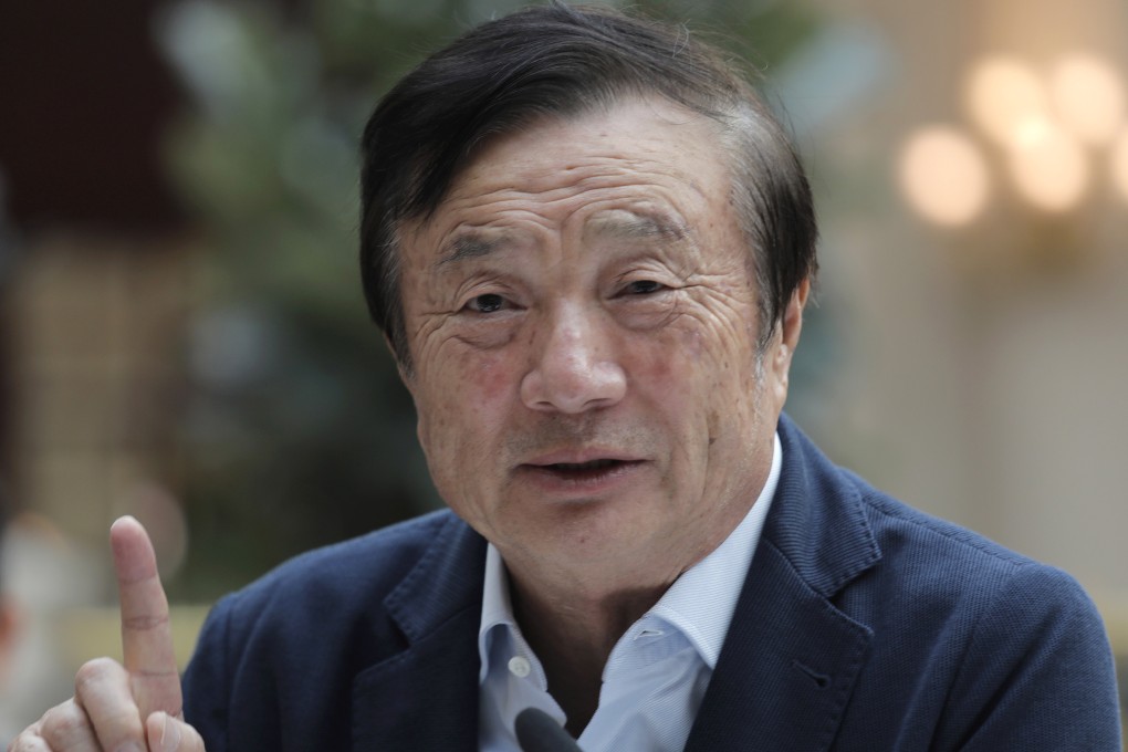 Ren Zhengfei, the founder and chief executive of Huawei Technologies, gestures during a round table meeting with the media in Shenzhen on January 15, 2019. Photo: AP