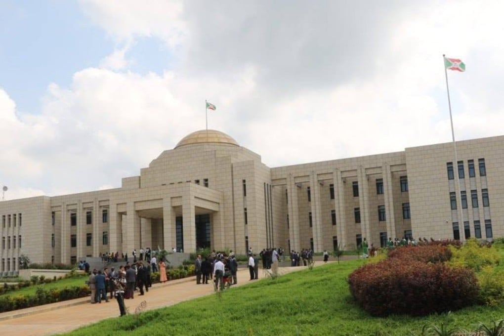 Burundi’s new presidential palace took four years to build. Photo: Facebook