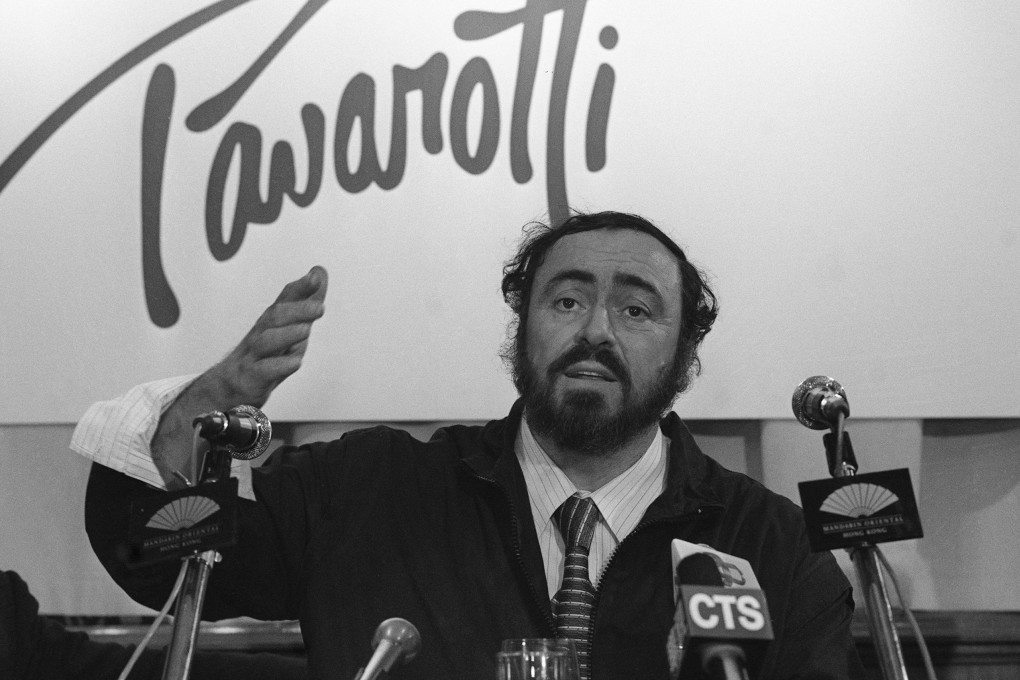Luciano Pavarotti in Hong Kong in 1990. Picture: SCMP