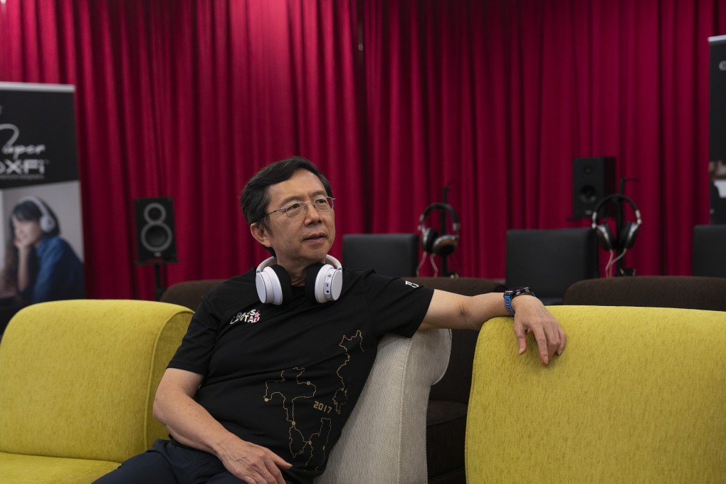 Sim Wong Hoo, chief executive officer of Creative Technology, is back with a new piece of audio technology called the Super X-Fi that he thinks will be a game changer. Photo: Bloomberg