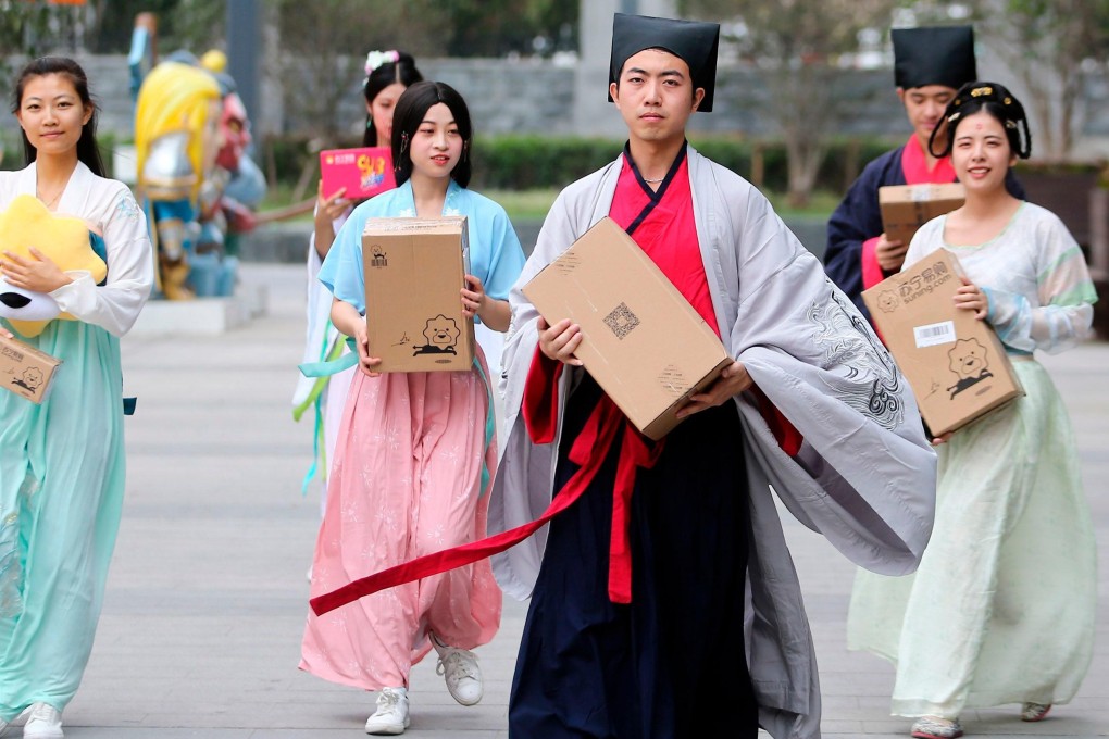 Hanfu enthusiasts in Nanjing, China. Picture: Alamy