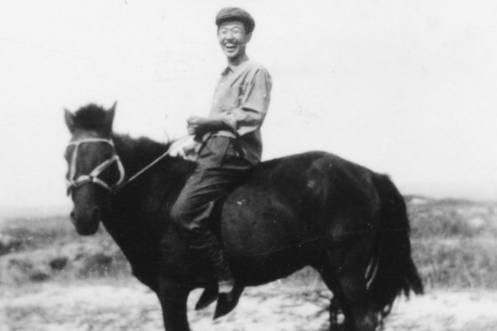 Weijian Shan bareback on a horse in the Gobi Desert, circa 1970. Photo: courtesy of Weijian Shan