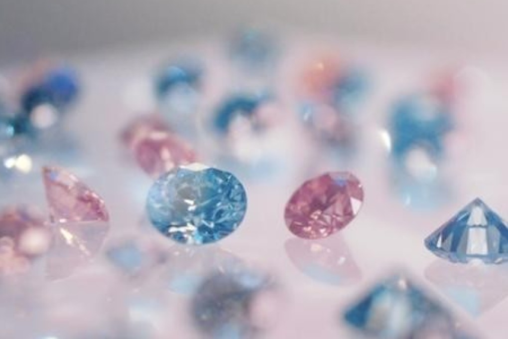 A selection of lab-grown diamonds that De Beers is selling under its Lightbox brand. Photo: De Beers