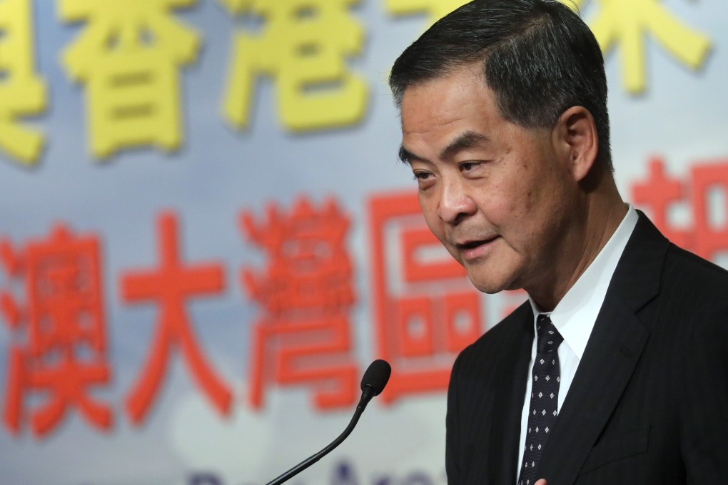 Since stepping down as city leader in 2017, Leung Chun-ying has also been made a director of two companies named after mainland development plans. Photo: Sam Tsang