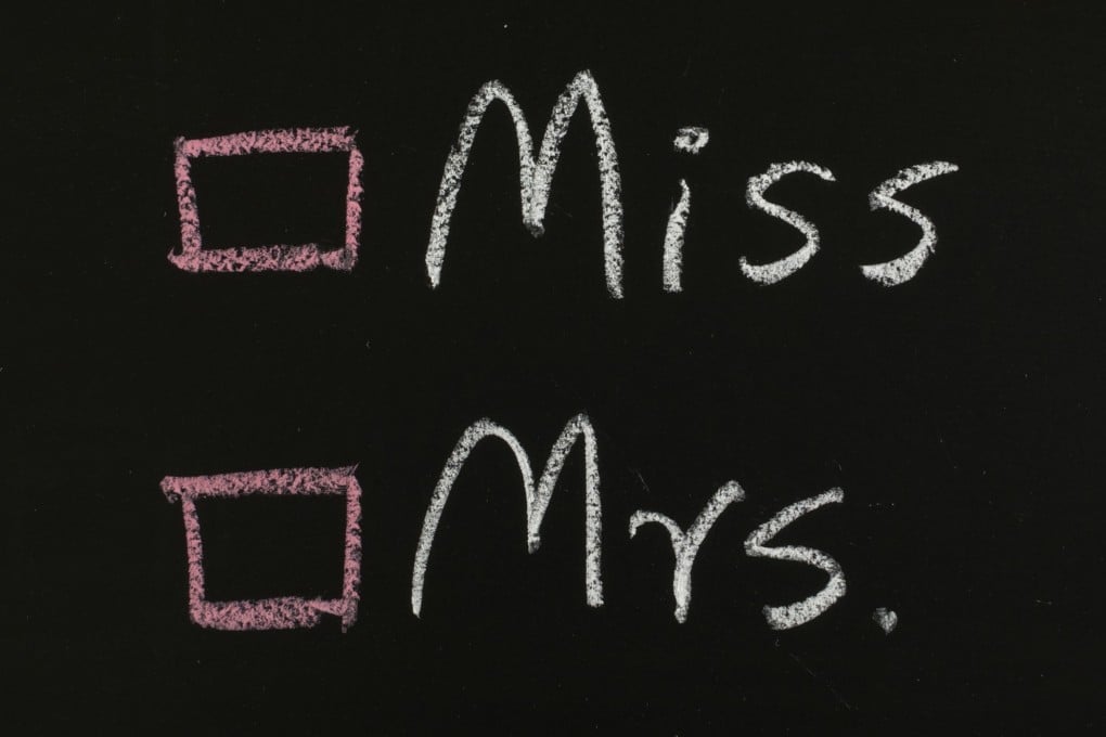 Why are men known by one honorific, but women are required to choose from several that indicate their marital status? Picture: Shutterstock