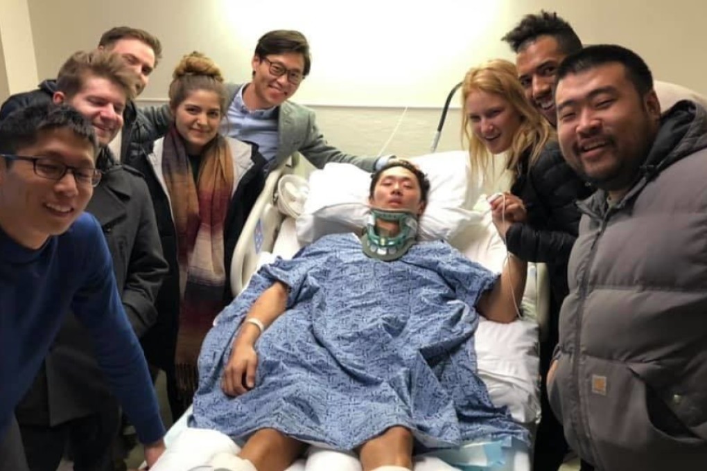 Jesher Yau is receiving a lot of support and is recovering in hospital in Kansas City. Photos: Facebook, Instagram