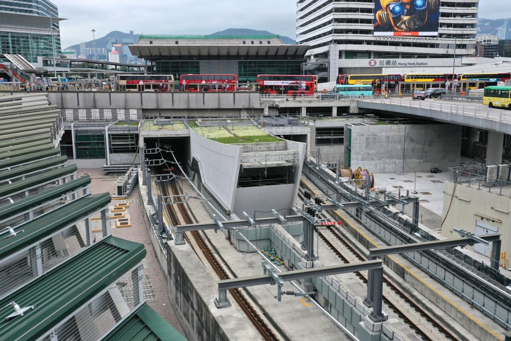 Allegation of shoddy work on the Sha Tin-Central rail link centre around Hung Hom station. Photo: Winson Wong