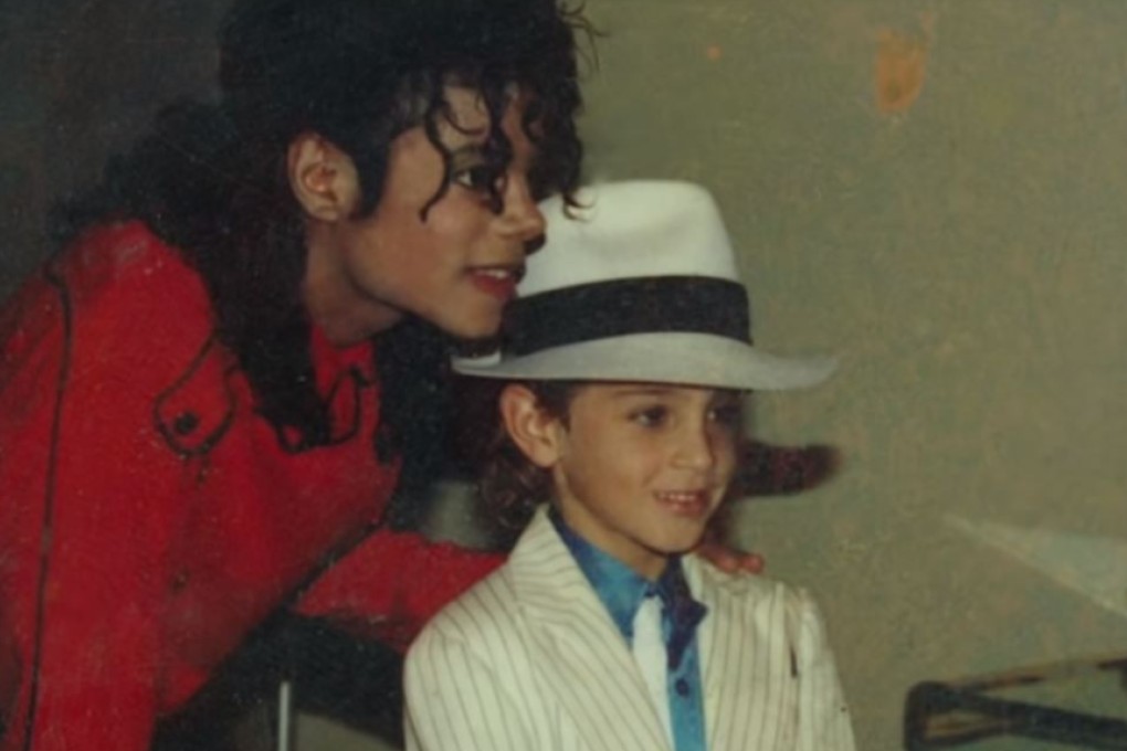 Michael Jackson and a young Wade Robson, in a scene from “Finding Neverland”. Photo: Finding Neverland / HBO