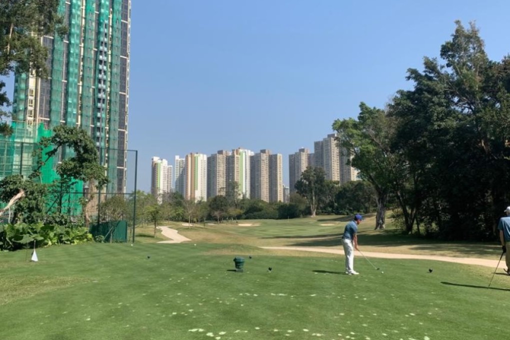 The Hong Kong Golf Club, once an oasis, is being swamped by housing developments. Photo: SCMP