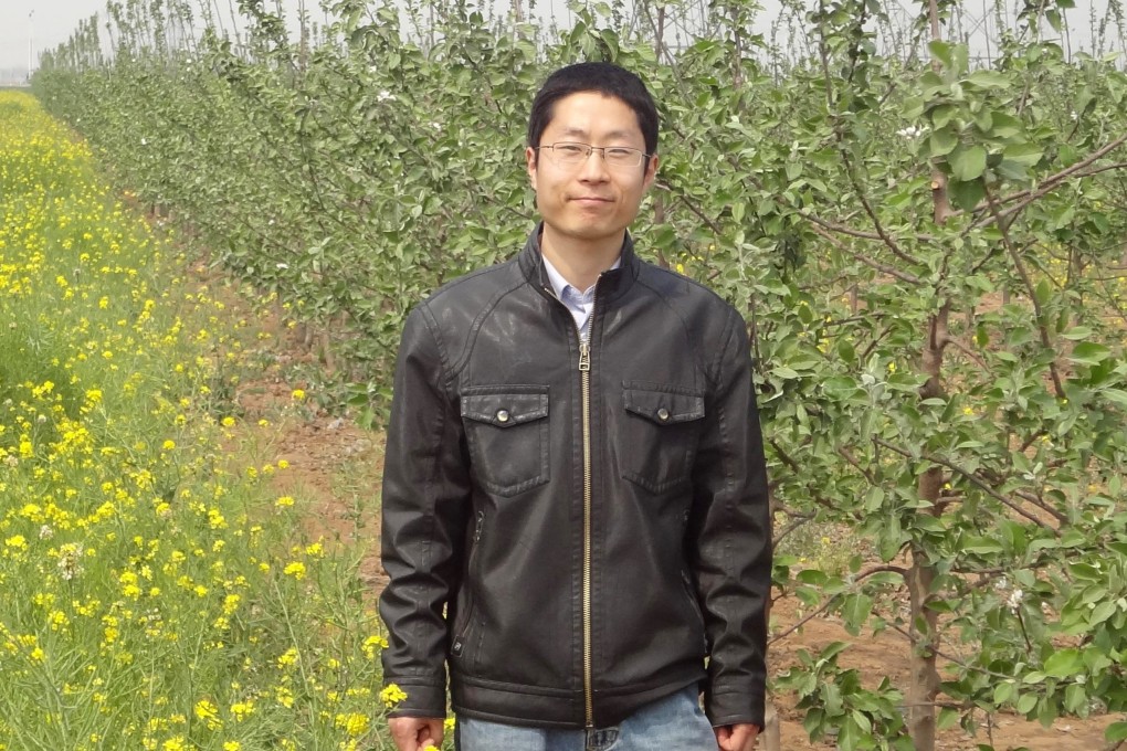 Fruit tree specialist Li Dapeng has lowered his sights after missing out on the Mars One mission. Photo: Handout.