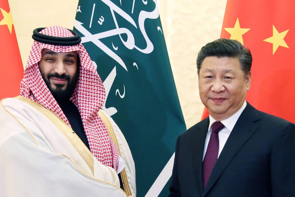Chinese President Xi Jinping meets Saudi Arabian Crown Prince Mohammed bin Salman at the Great Hall of the People in Beijing on Friday. Photo: Xinhua