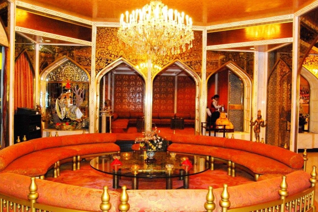 The impressive Mogul Room in the Harilela family complex in Kowloon Tong, Kowloon.