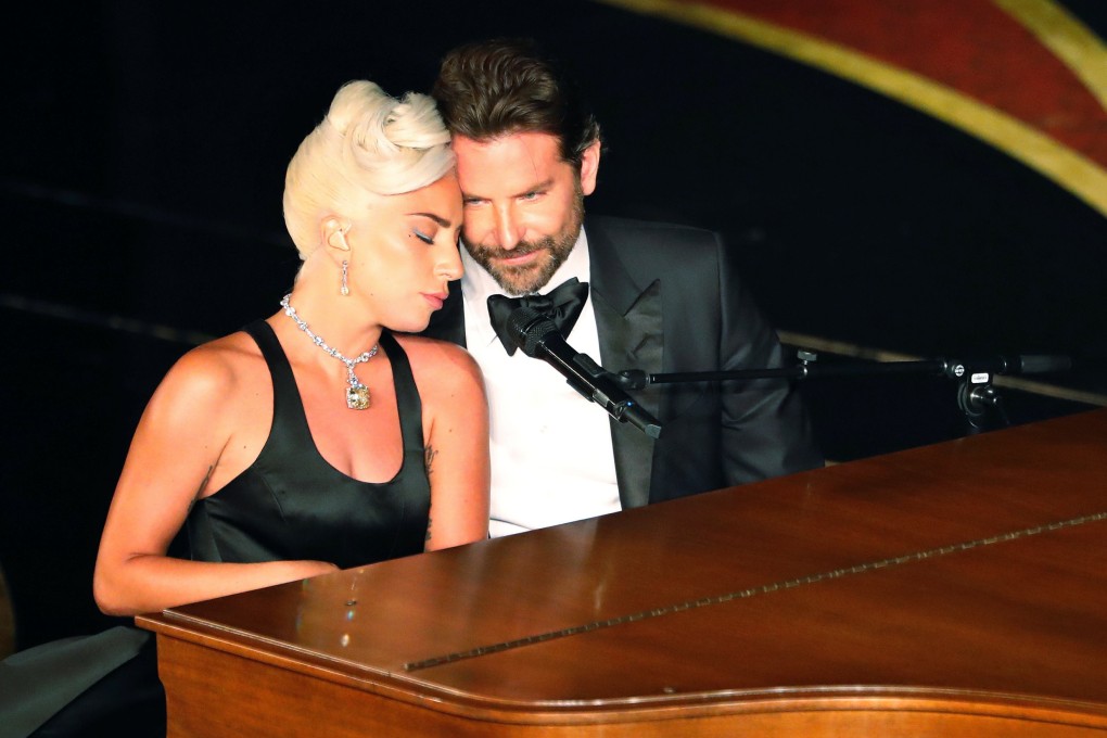 Lady Gaga and Bradley Cooper perform “Shallow” from “A Star Is Born” at the Academy Awards on Sunday night. Photo: Reuters