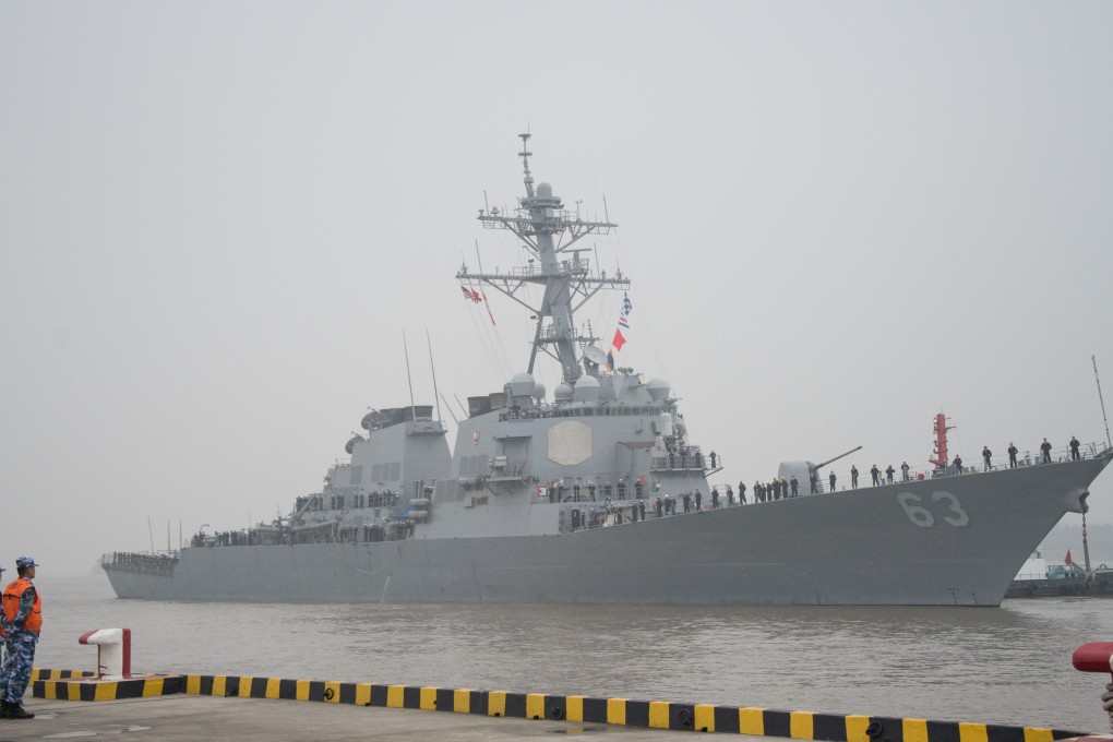 The guided missile destroyer USS Stethem was one of the two US ships involved in Monday’s operation. Photo: AFP