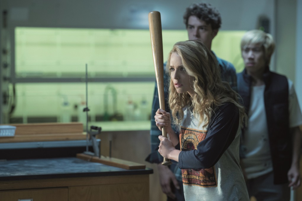 Jessica Rothe reprises her role in the sequel Happy Death Day 2U.