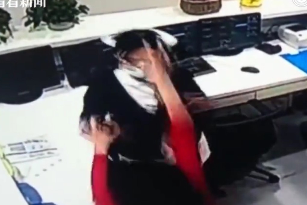 A woman from Shanghai was given nine days’ detention and fined US$75 for slapping a nurse. Photo: Weibo