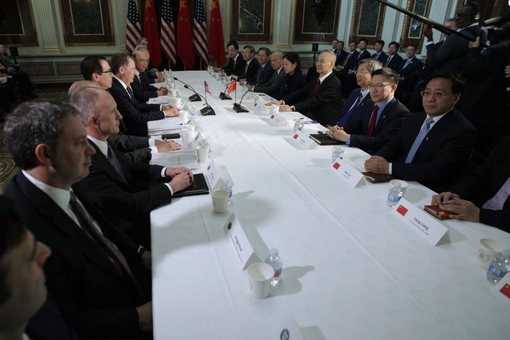 China and the United States continued trade talks in Washington last week. Photo: AFP