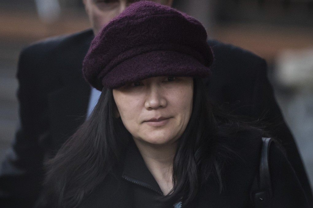 Huawei chief financial officer Sabrina Meng Wanzhou leaves her home to attend court in Vancouver, British Columbia, on January 29. Photo: AP