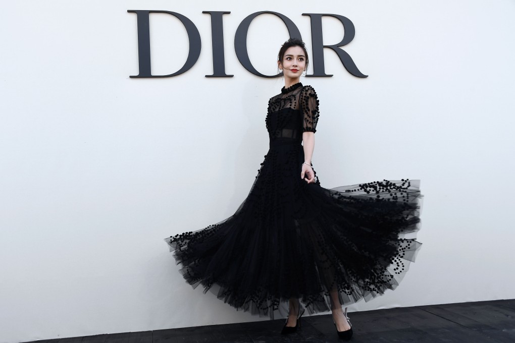 Angelababy at a Christian Dior fashion show in Paris in 2018. Photo: AFP
