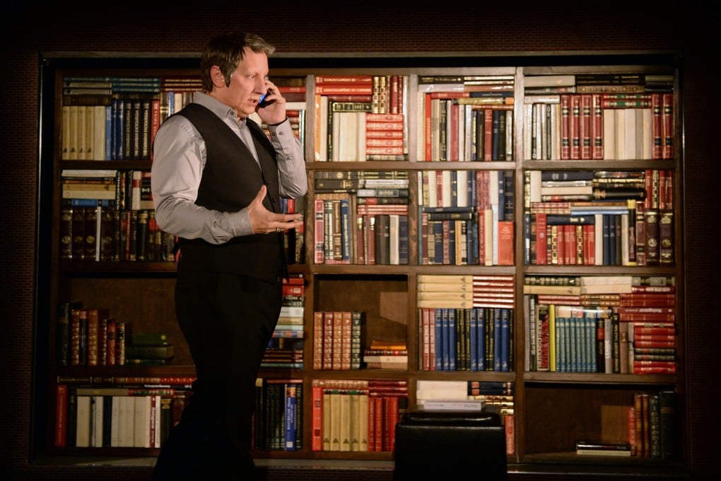 A scene from 887, a solo play created and performed by Robert Lepage that is part of the 2019 Hong Kong Arts Festival. Photo: Hong Kong Arts Festival