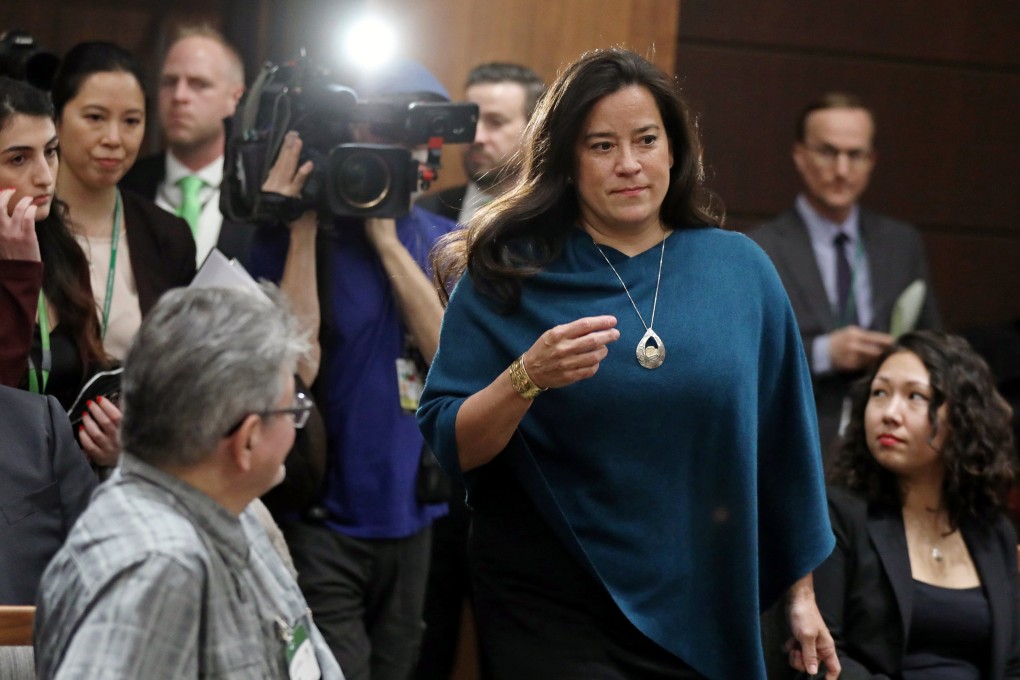 Liberal MP and former Canadian justice minister Jody Wilson-Raybould arrives to testify before the House of Commons justice committee on Parliament Hill in Ottawa on Wednesday. Photo: Reuters